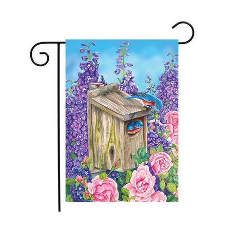 BRIARWOOD LANE Bluebirds &amp; Lilacs Garden Flag BLG01221
